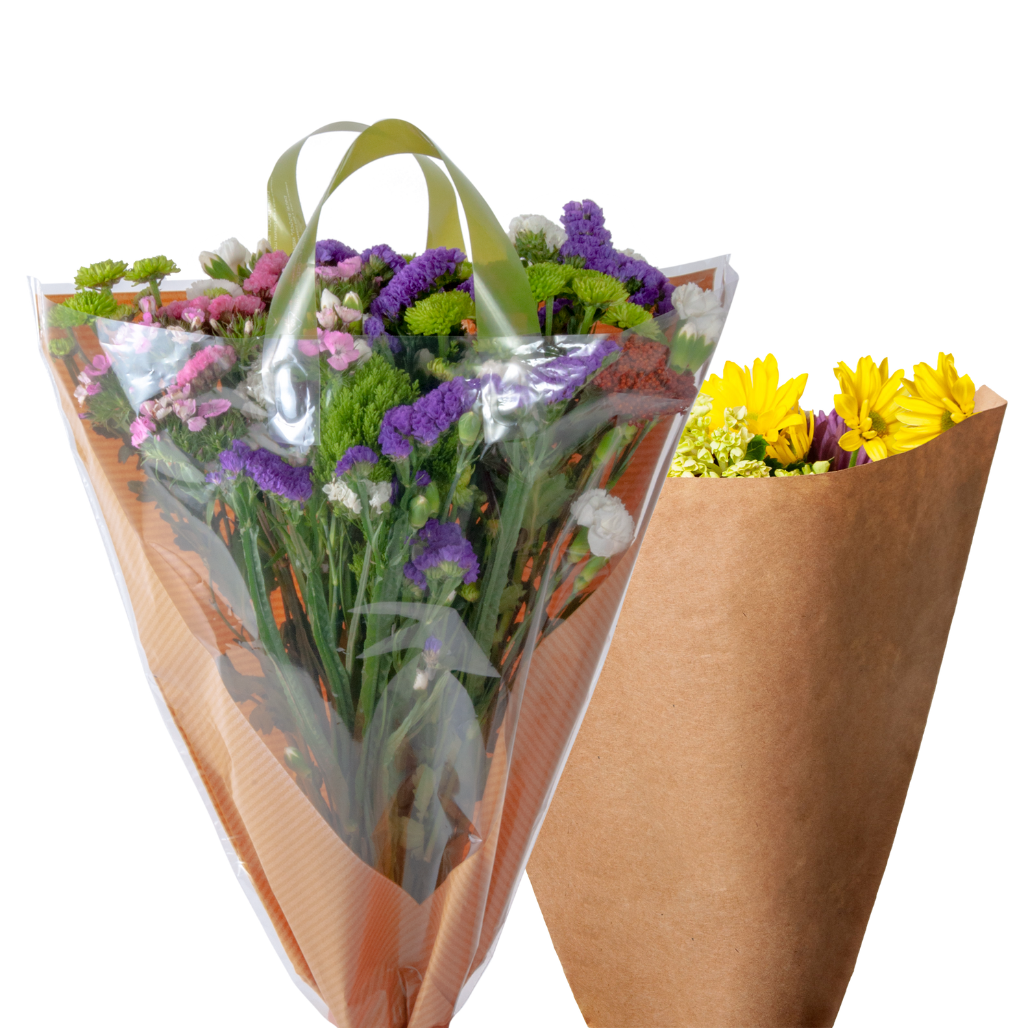 Natural Market Petal Pouch and Kraft Paper Sleeve