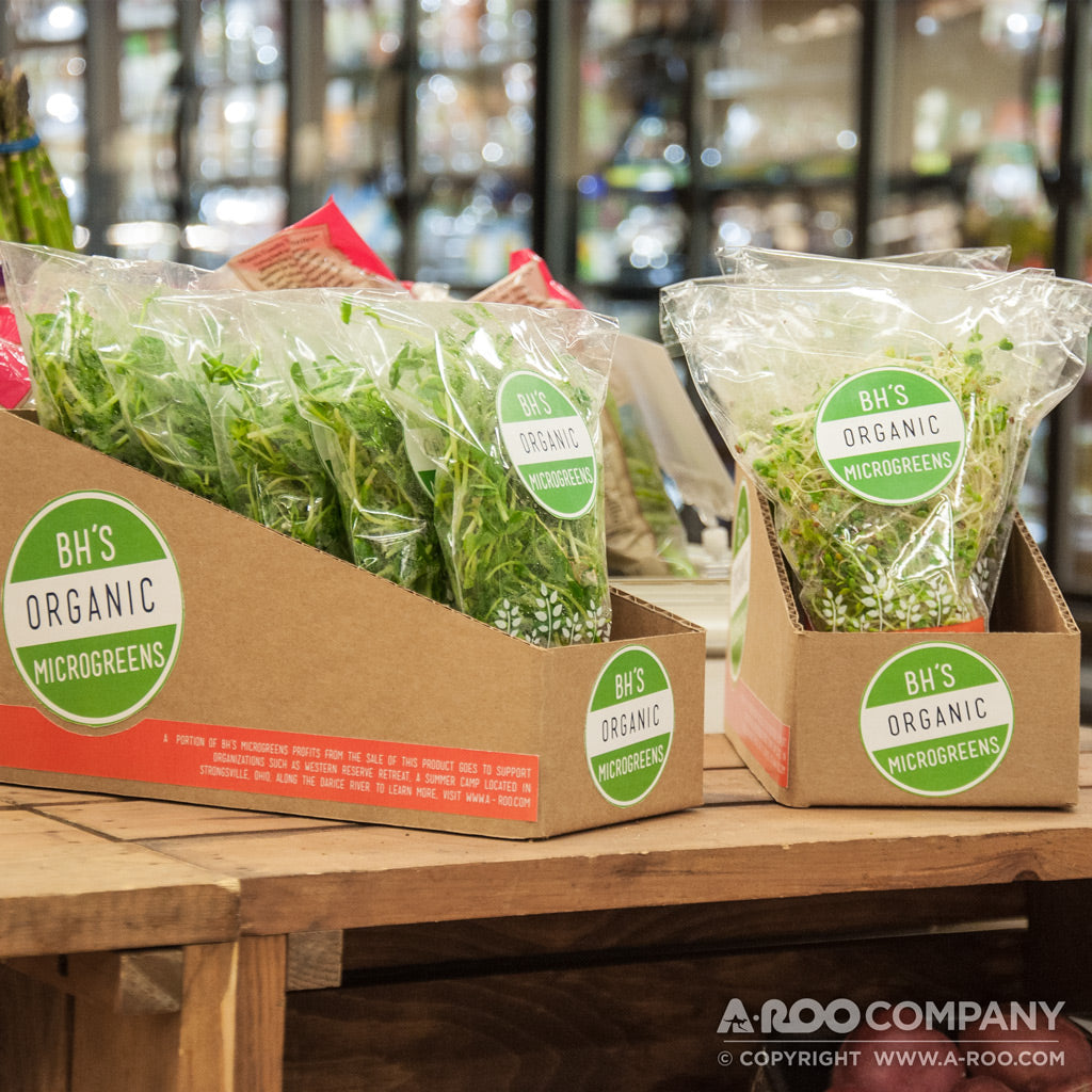 fresh herb & microgreens sleeves