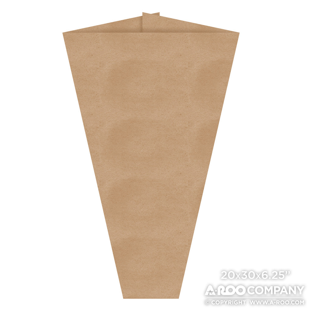 Kraft Paper Sleeves for Bouquets and Potted Plants