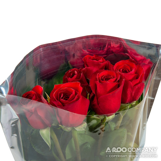 Silver Back Sealed Bottom Flower Sleeves