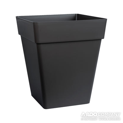 black matte plant pot Classic Matte Square Pot – A-ROO Company